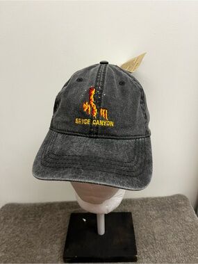 Bryce Canyon NWT Gray StrapBack Hat Casual Hiking Activewear NEW Baseball Cap